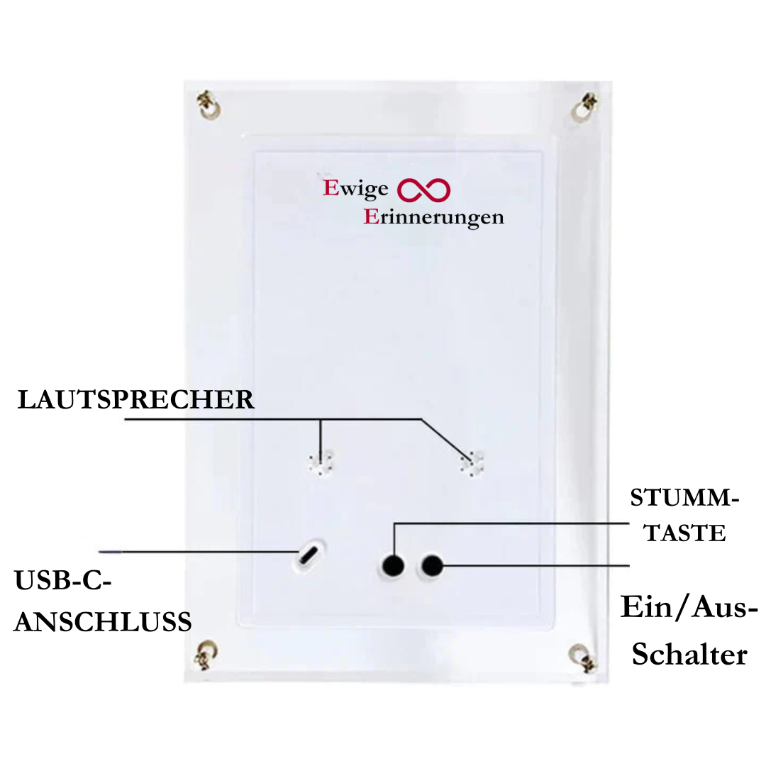 Ewige Erinnerungen™ Digitaler Video-Rahmen